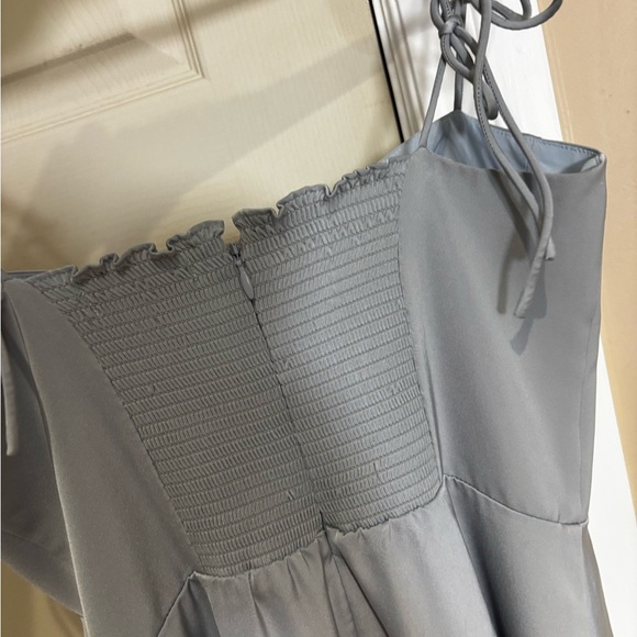 OAK + FORT Light Blue Dress - Picture 4 of 4